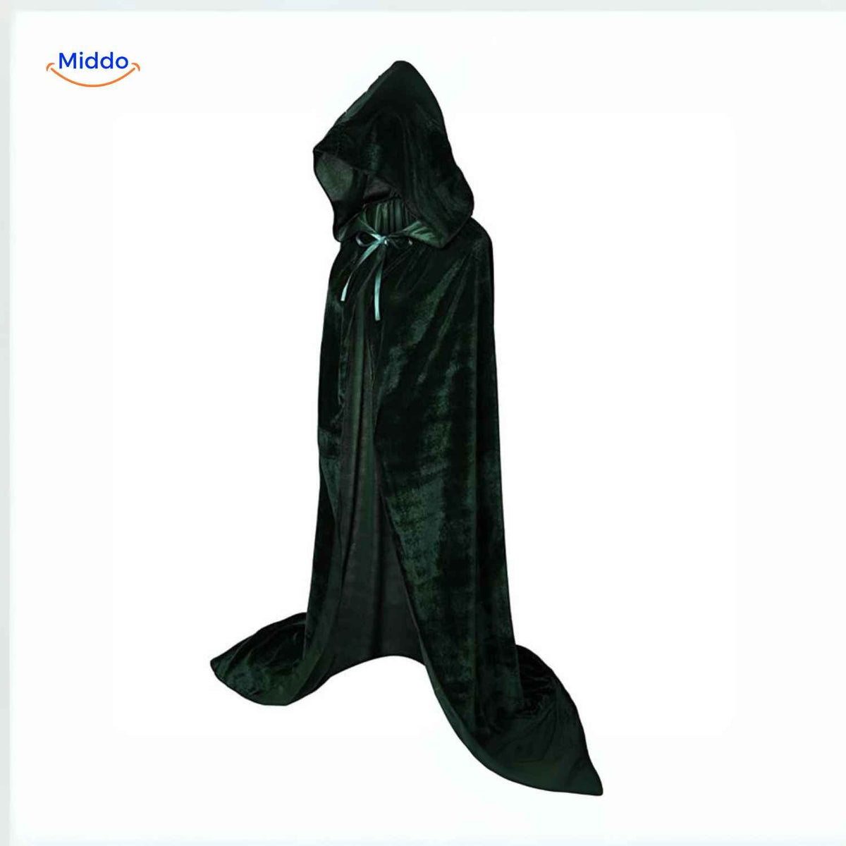 Cape en velours à capuche, long manteau de 110 à 170 cm, costume de Halloween pour scène, cosplay, fête costumée, qualité théâtre | Sansoti
