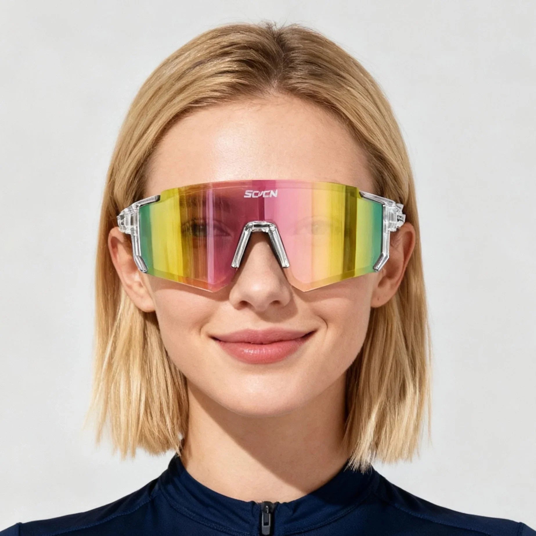 Sportbril UV400 Bescherming Lichtgewicht Frame Fietsen Outdoor | Sansoti