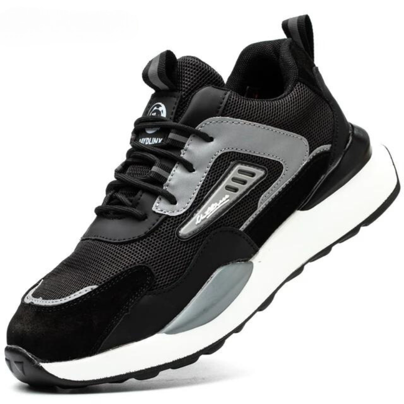 Work Shoes with Safety Features — Lightweight Protection — Suitable for Construction, Logistics, Hospitality — Anti-Slip Sturdy Toe — Professional Comfort | Sansoti