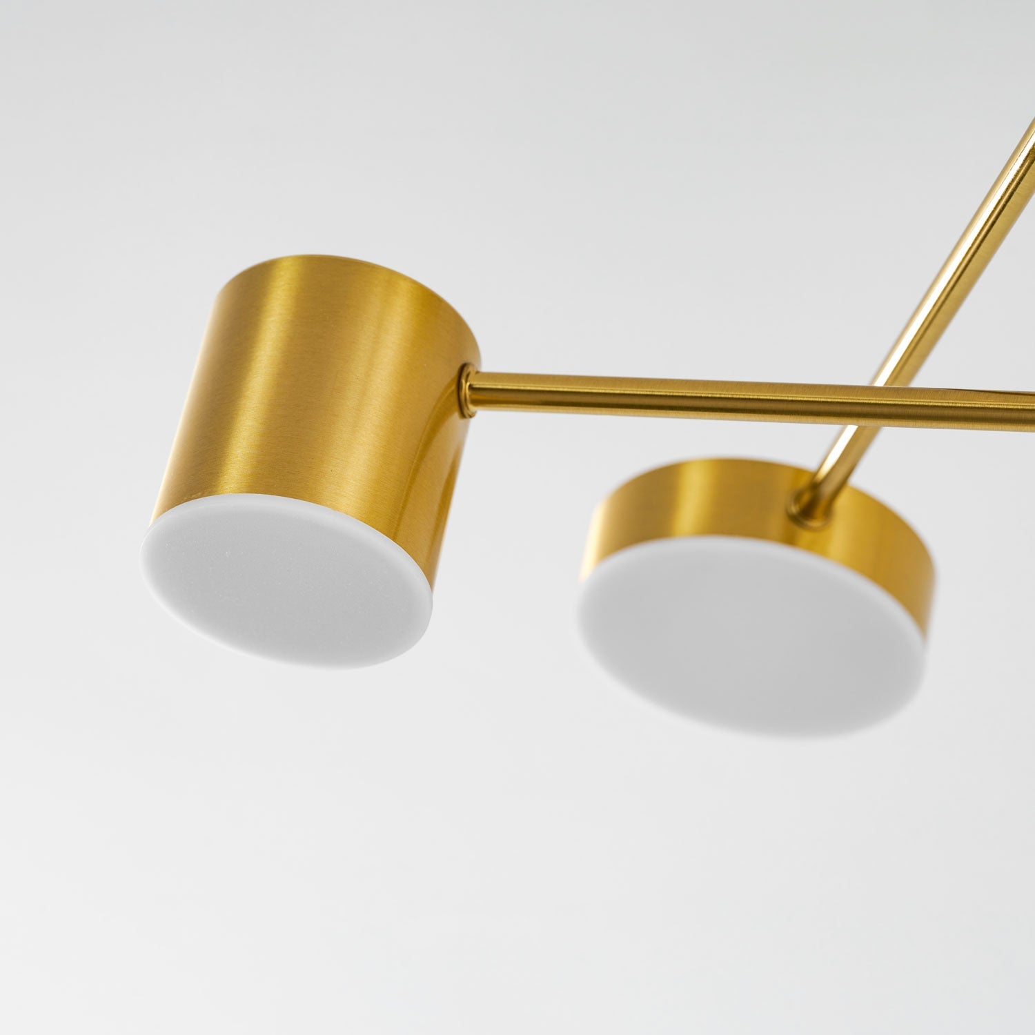 Sputnik Plafondlamp 6-armen LED Metalen Frame Ø57cm Goud Zwart Wit 36W dimbaar Mid-Century Scandinavische eetkamer woonkamer entree modern design | Sansoti