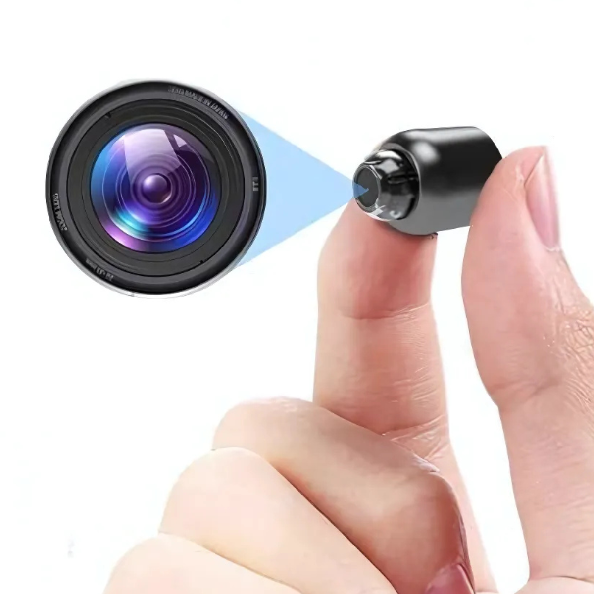 Compacte Beveiligingscamera Full HD 1080p WiFi Nachtzicht met Bewegingsdetectie voor Thuisbewaking en Kinderopvang | Sansoti
