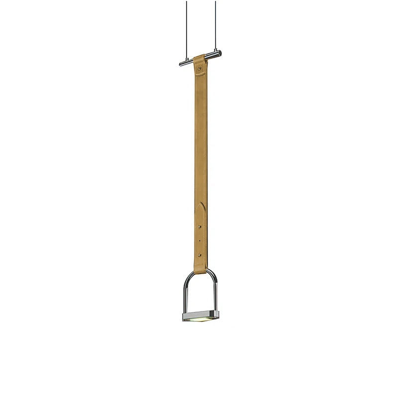 Hanglampen met Leren Riemen Industrieel Design Rustiek Metaal Nikkel voor Eetkamer Keukeneiland | Sansoti