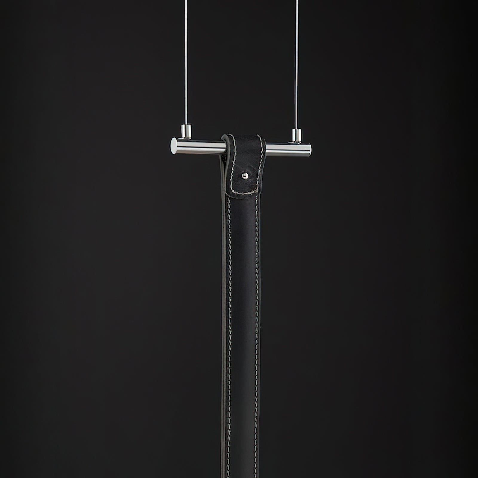 Hanglampen met Leren Riemen Industrieel Design Rustiek Metaal Nikkel voor Eetkamer Keukeneiland | Sansoti