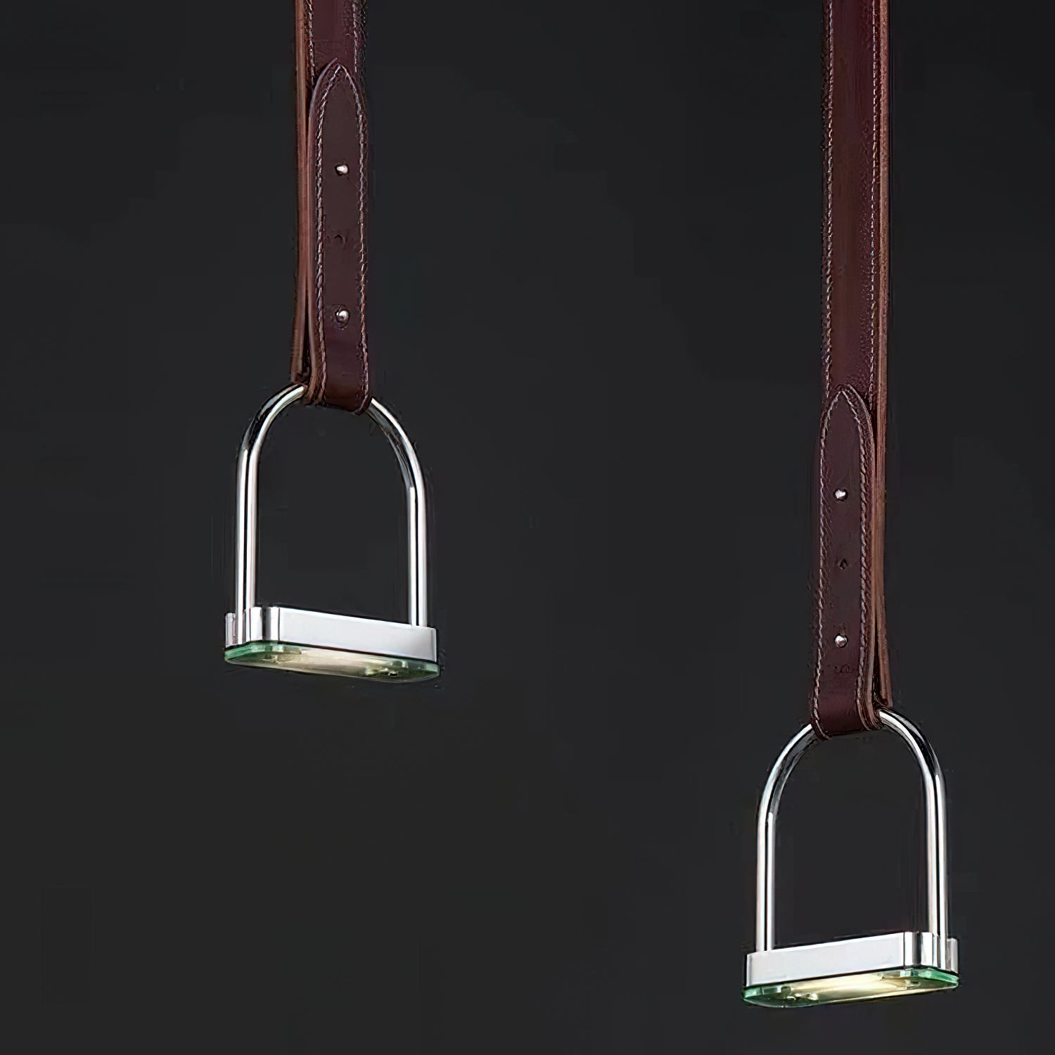 Hanglampen met Leren Riemen Industrieel Design Rustiek Metaal Nikkel voor Eetkamer Keukeneiland | Sansoti
