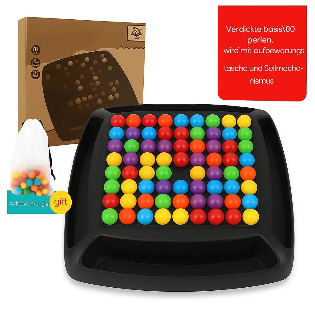 Strategiespel Kunststof 19.5x19.5cm Kinderen Volwassenen Concentratie Logisch Denken Knikkerspel Bordspel Familiespel Cadeau Vanaf 4 Jaar | Sansoti