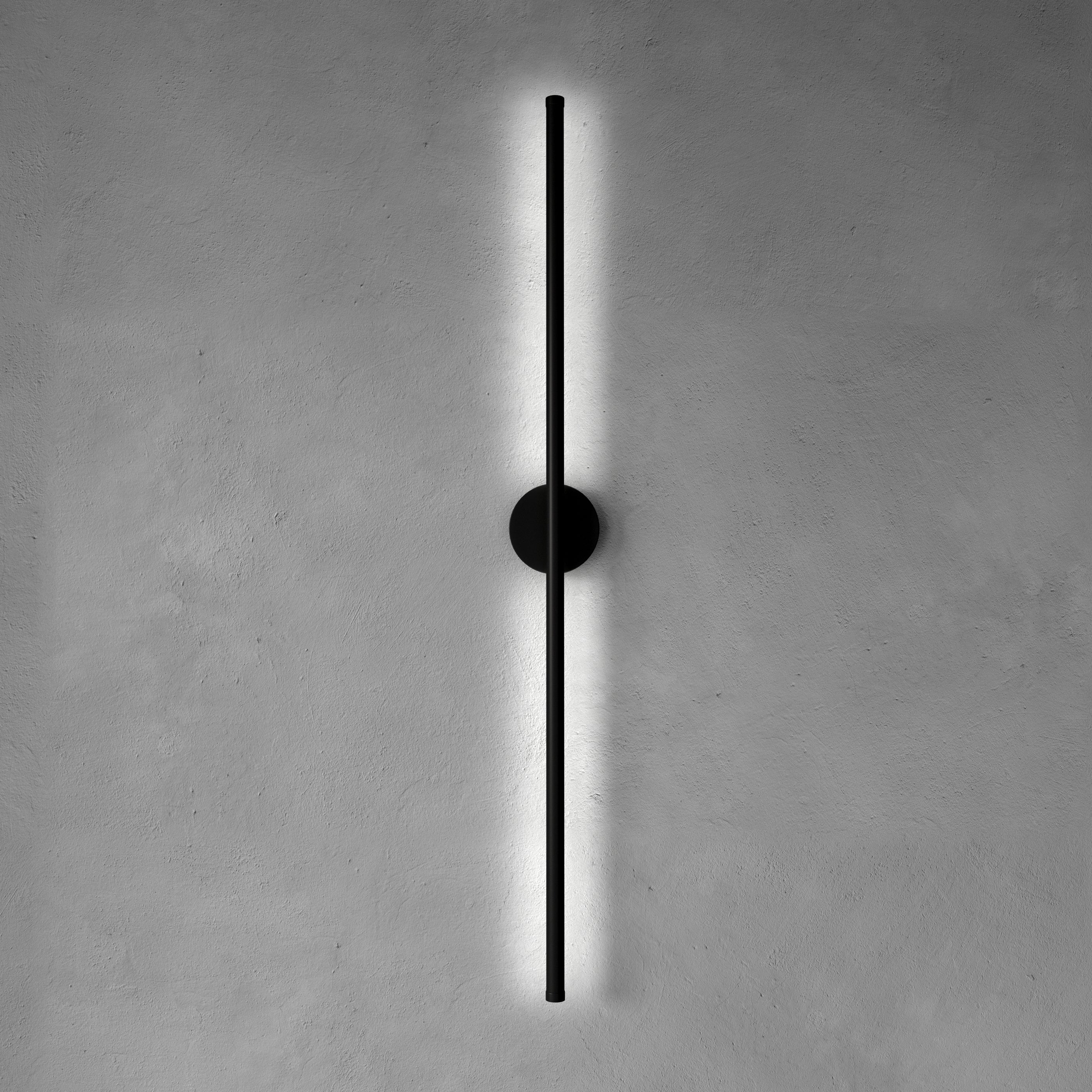 Moderne minimalistische runde Wandleuchte mit integrierter LED-Beleuchtung | Restfield