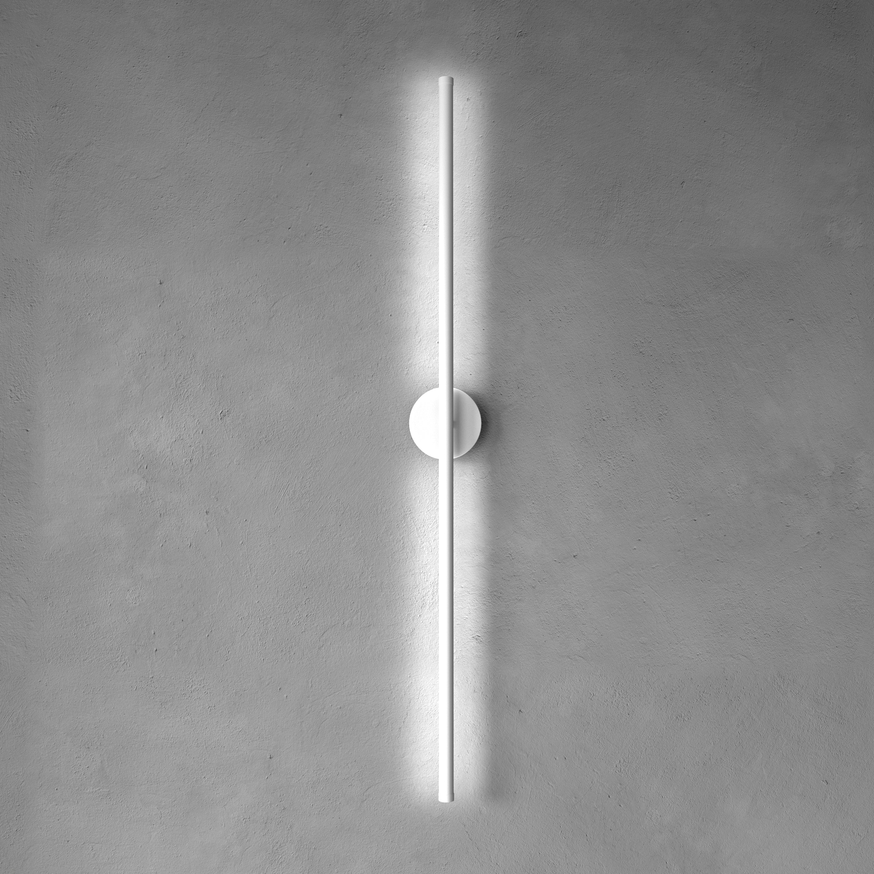 Moderne minimalistische runde Wandleuchte mit integrierter LED-Beleuchtung | Restfield