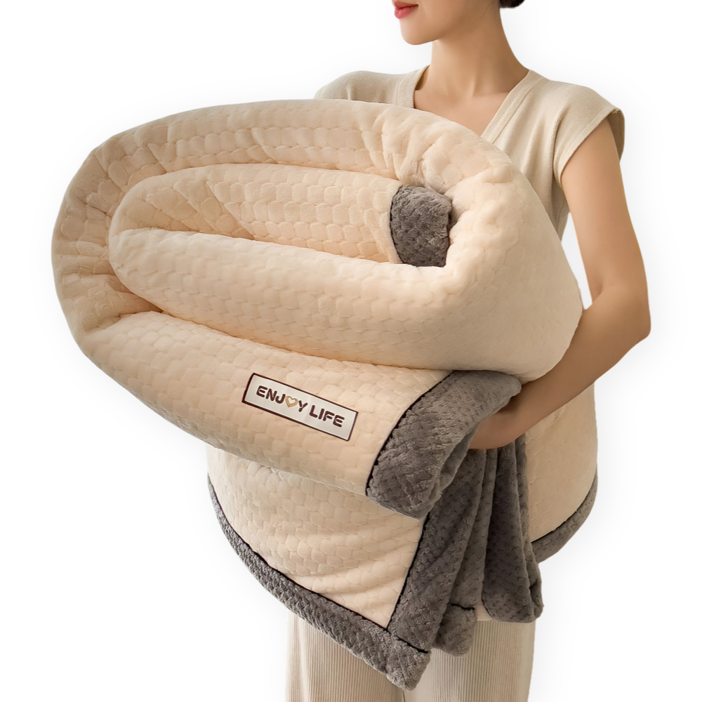 Fleece Decke Plaid Weich Warm Patchwork Winter 300-350g M2 | Restfield