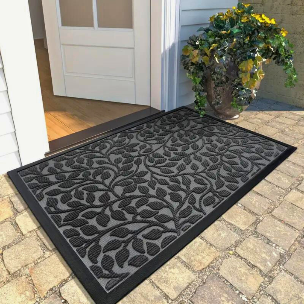 Antislip Deurmat Rubber Buitenmat Entree Portiek Gang Vlekbestendig Weerbestendige Mat voor Binnen en Buiten | Sansoti