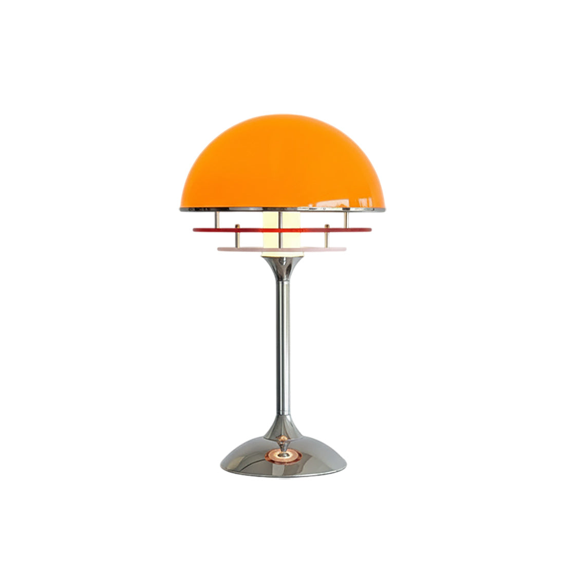 Bauhaus Tafellamp met Acryldiscs Oranje of Wit | Sansoti