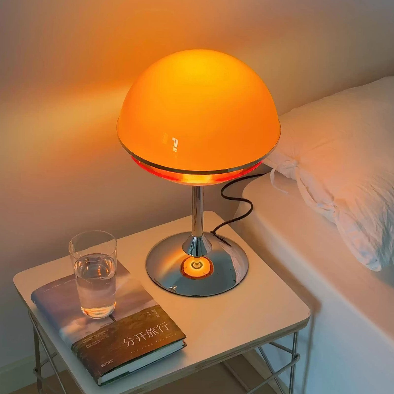 Bauhaus Tafellamp met Acryldiscs Oranje of Wit | Sansoti