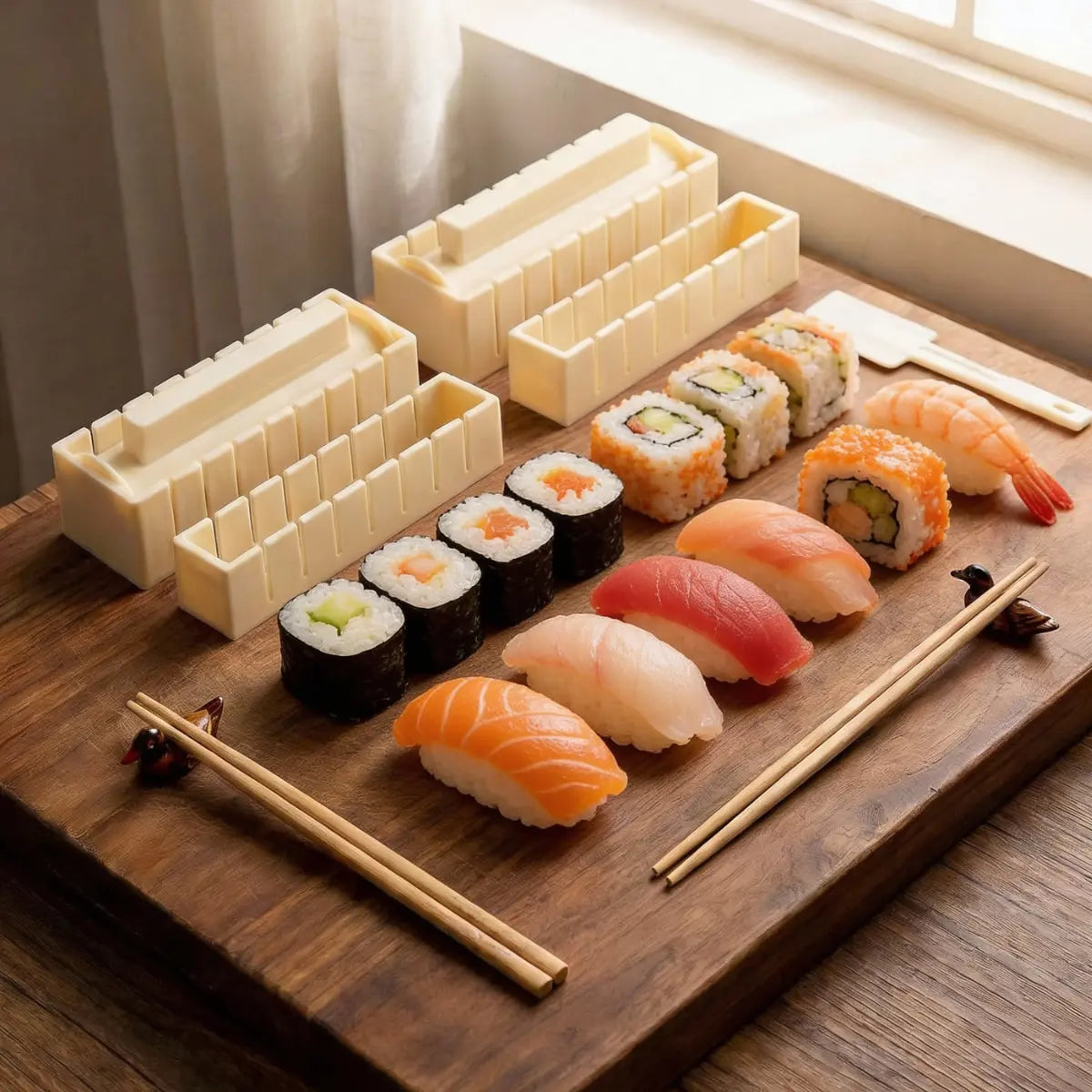 Sushi Vormset met Snijgeleiders – Perfecte Rechthoekige Maki Zonder Roltechniek | Sansoti
