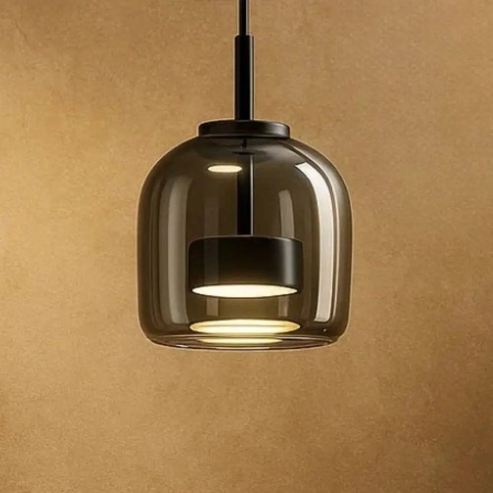 Hanglamp Glas Ombre Metaal LED 33cm Modern Design | Sansoti