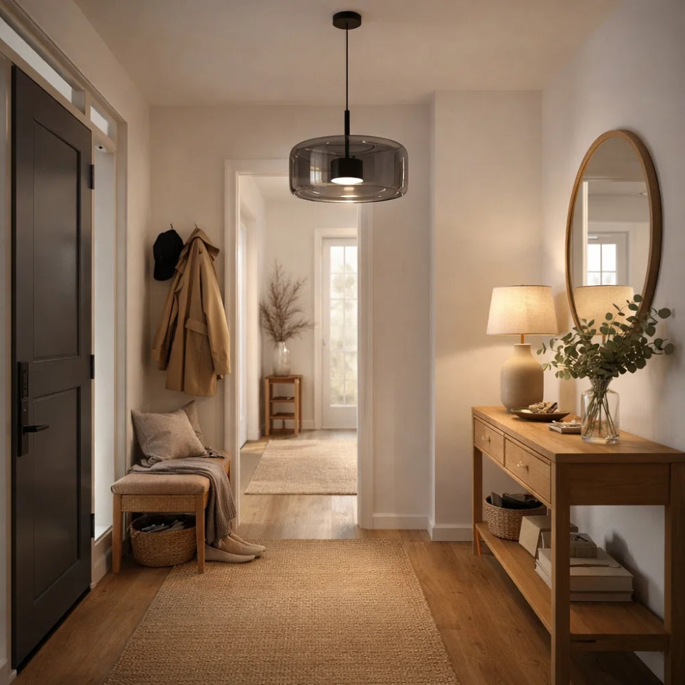 Hanglamp Glas Ombre Metaal LED 33cm Modern Design | Sansoti