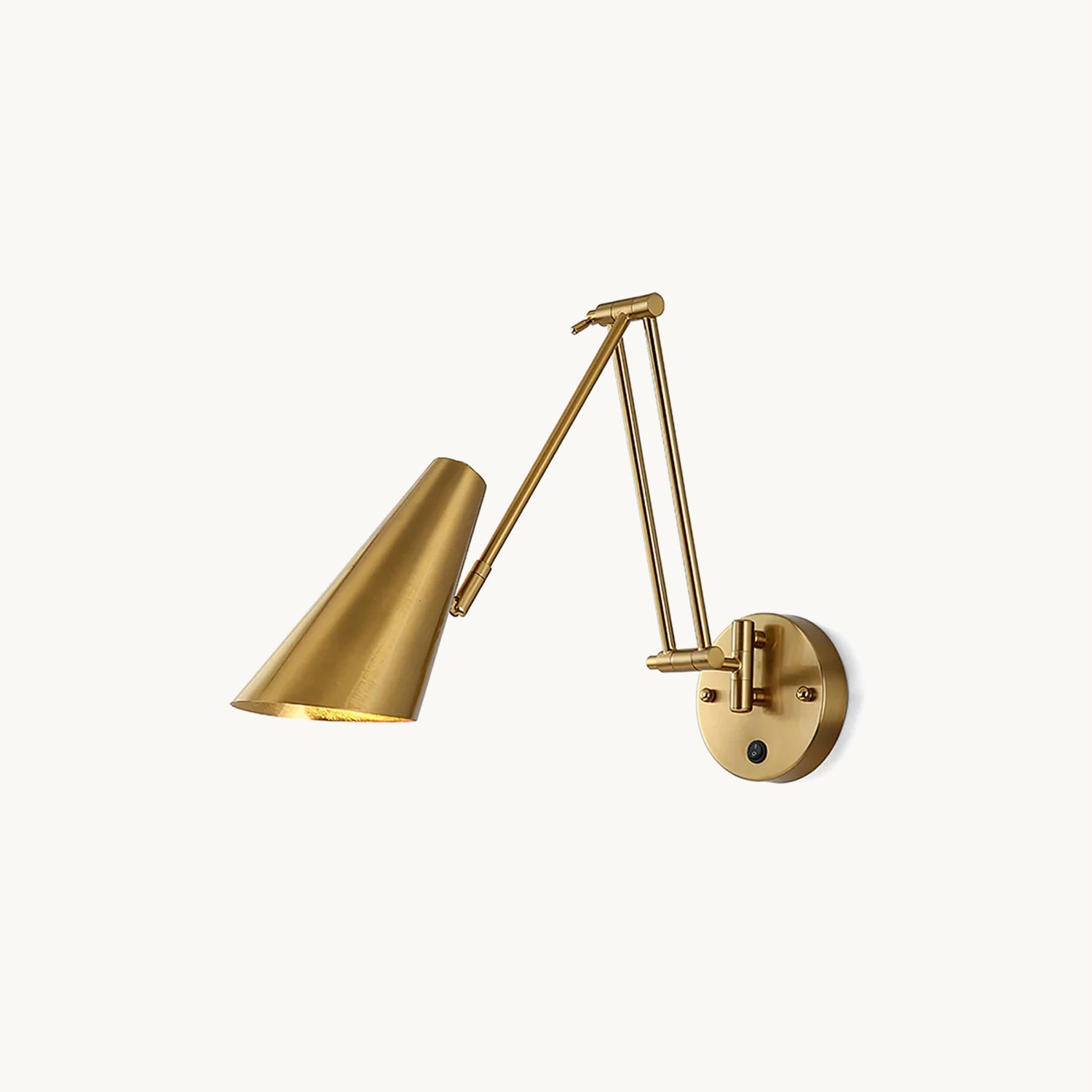 Verstelbare Wandlamp Zwenkarm Industrieel IJzer Modern Design E26/E27 Fitting Muurbediening Leeslamp Slaapkamer | Sansoti