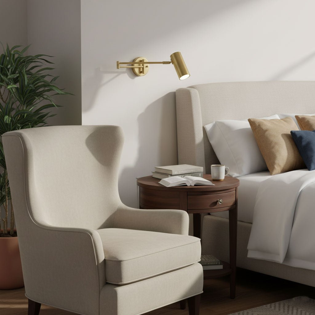 Wandlamp Verstelbare Scharnier Arm Leeslamp met Draaibare Montage 3000K Warm Wit | Sansoti