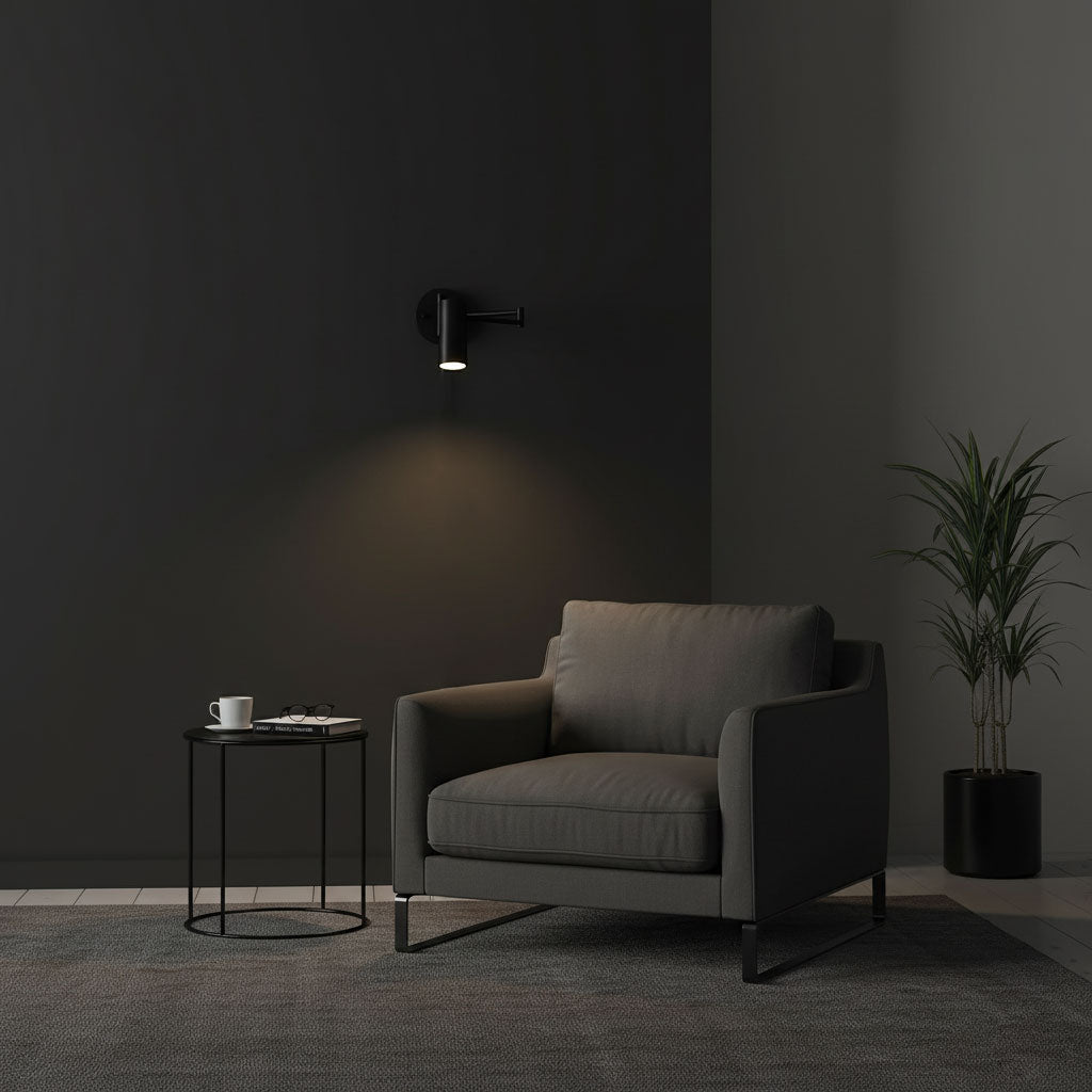 Wandlamp Verstelbare Scharnier Arm Leeslamp met Draaibare Montage 3000K Warm Wit | Sansoti