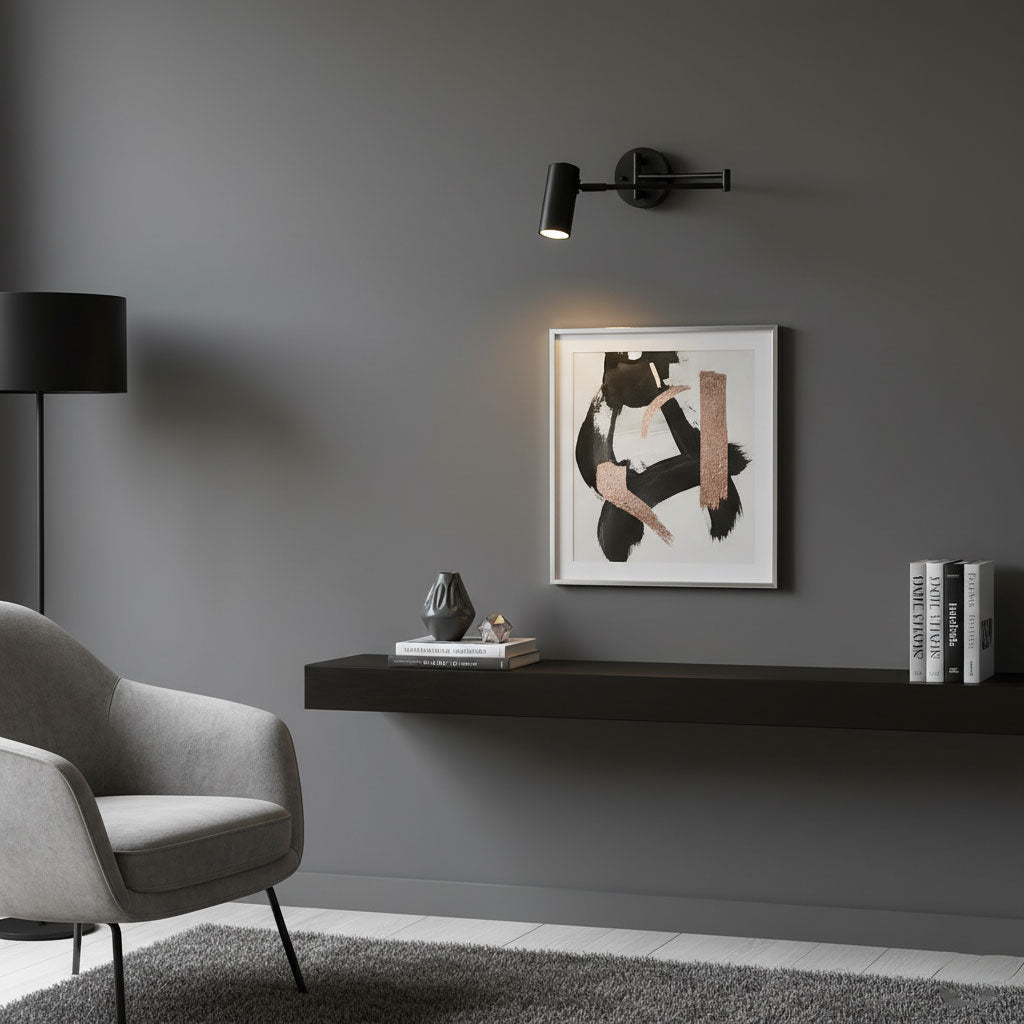 Wandlamp Verstelbare Scharnier Arm Leeslamp met Draaibare Montage 3000K Warm Wit | Sansoti