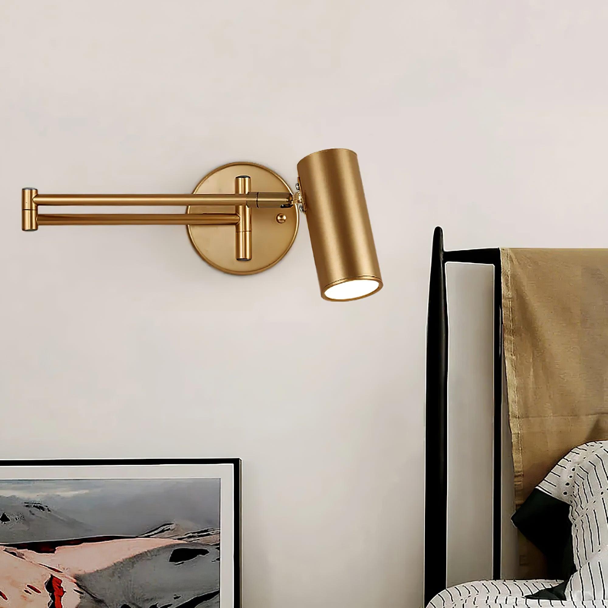 Wandlamp Verstelbare Scharnier Arm Leeslamp met Draaibare Montage 3000K Warm Wit | Sansoti