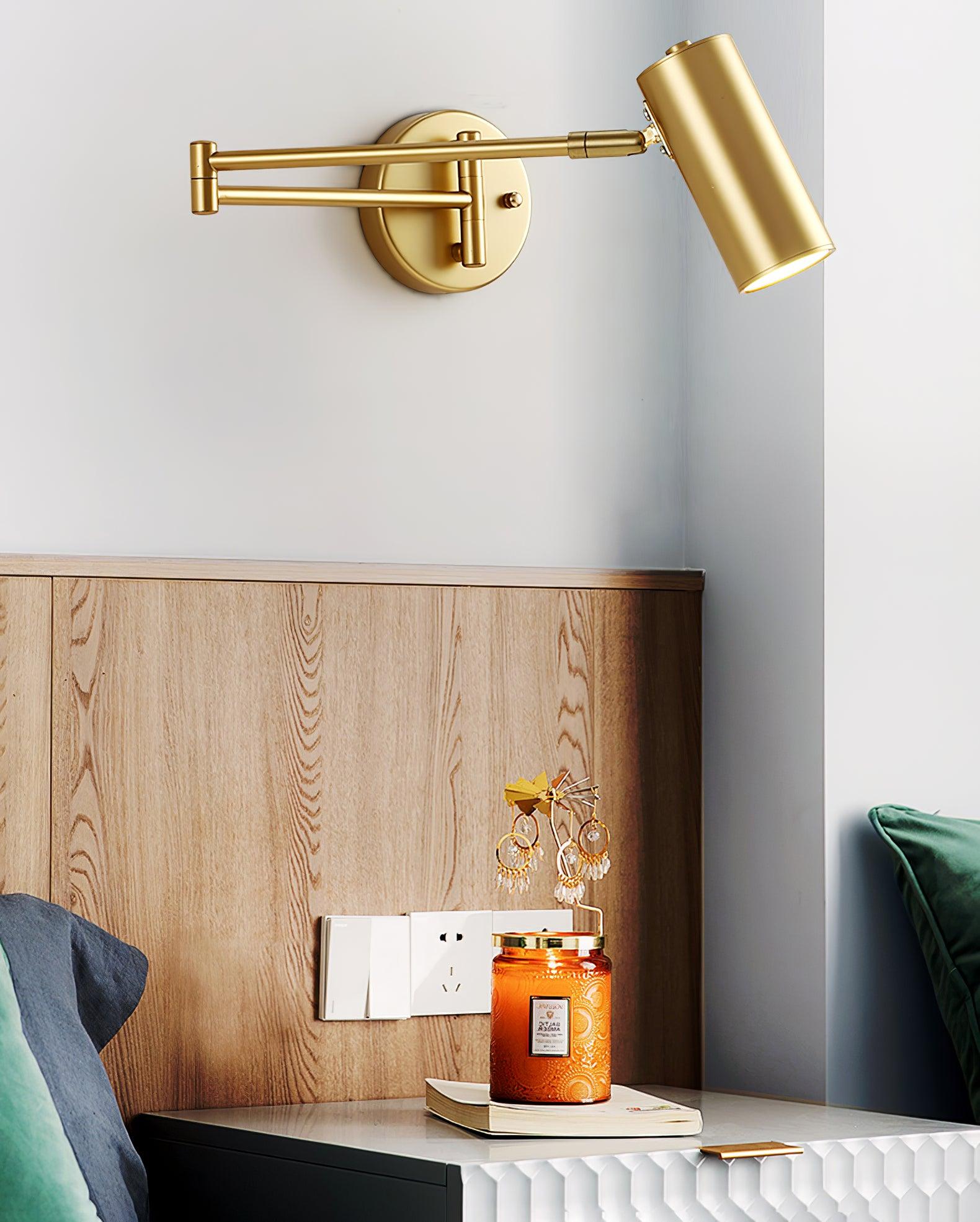 Wandlamp Verstelbare Scharnier Arm Leeslamp met Draaibare Montage 3000K Warm Wit | Sansoti