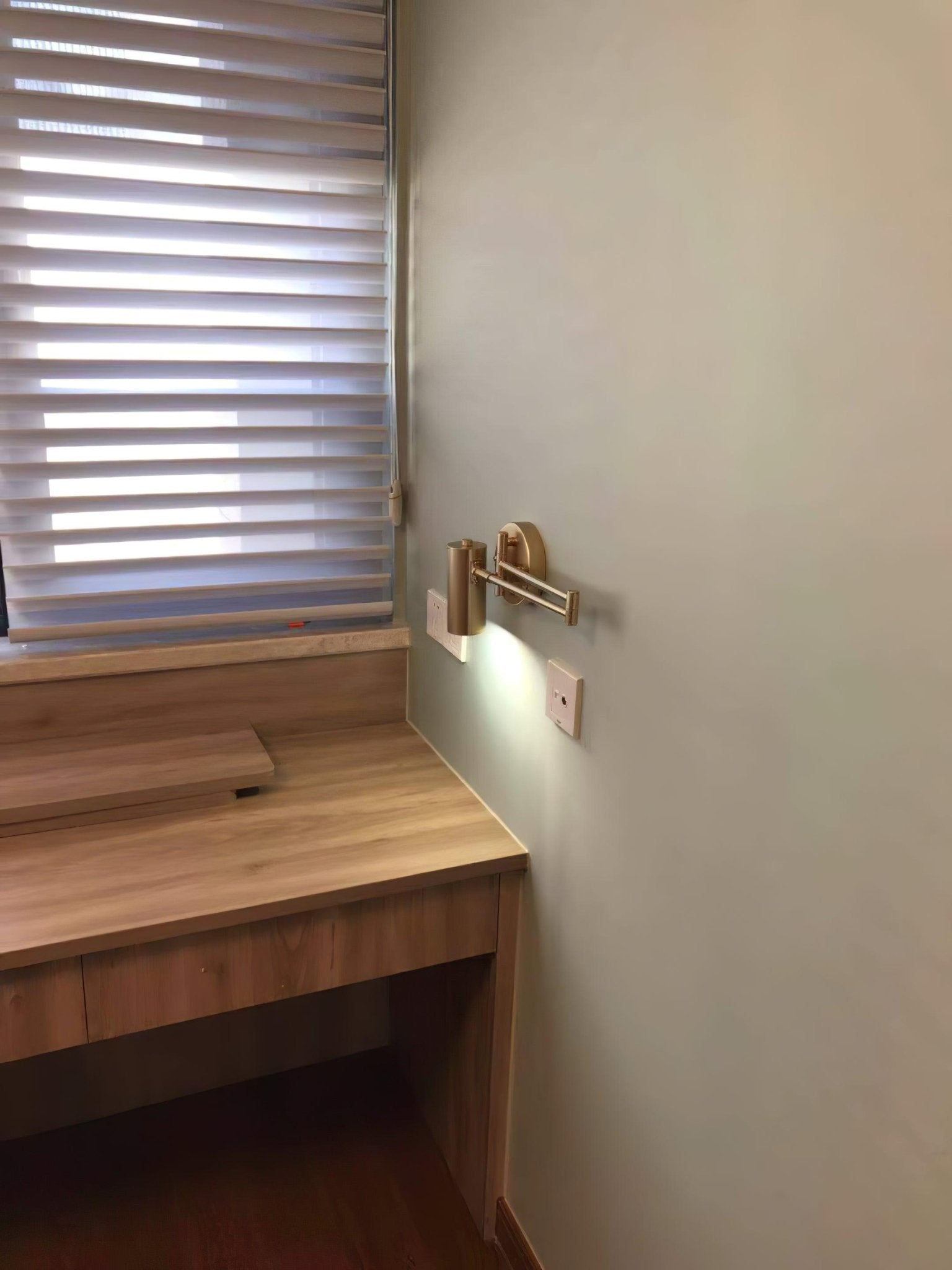 Wandlamp Verstelbare Scharnier Arm Leeslamp met Draaibare Montage 3000K Warm Wit | Sansoti