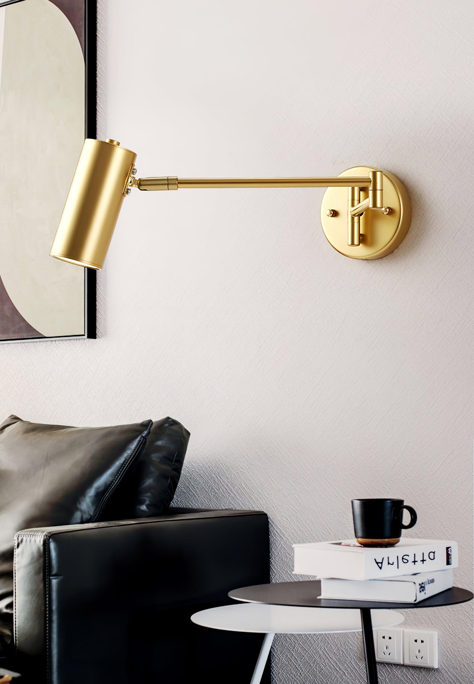 Wandlamp Verstelbare Scharnier Arm Leeslamp met Draaibare Montage 3000K Warm Wit | Sansoti