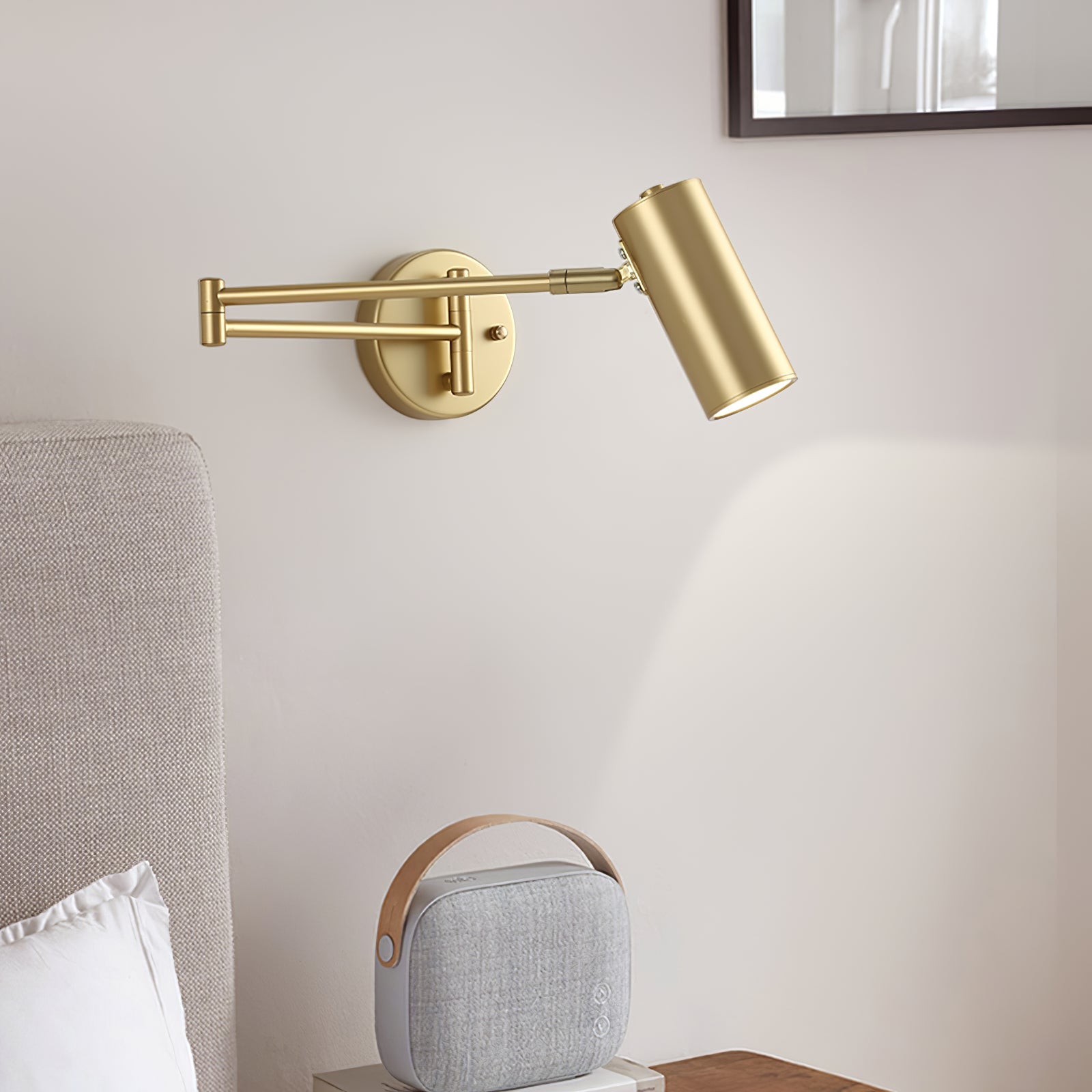 Wandlamp Verstelbare Scharnier Arm Leeslamp met Draaibare Montage 3000K Warm Wit | Sansoti