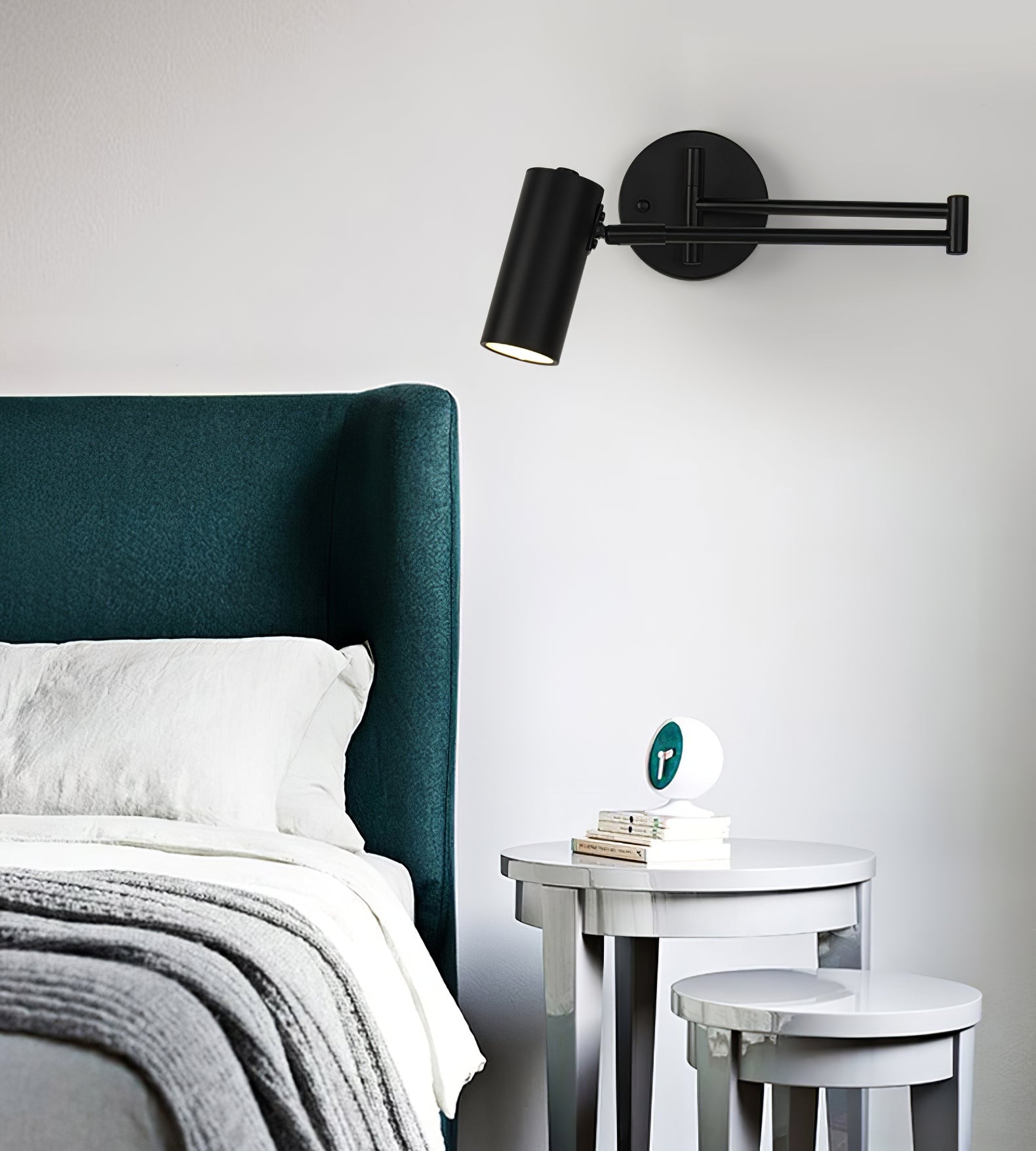 Wandlamp Verstelbare Scharnier Arm Leeslamp met Draaibare Montage 3000K Warm Wit | Sansoti