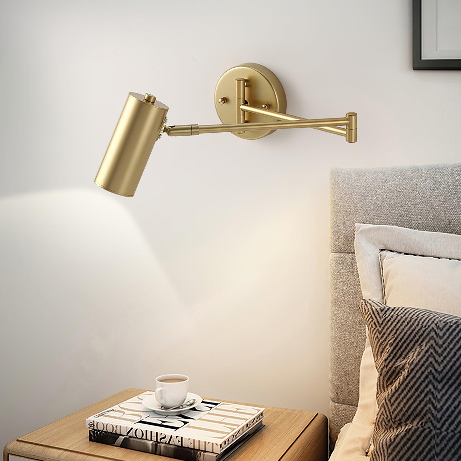 Wandlamp Verstelbare Scharnier Arm Leeslamp met Draaibare Montage 3000K Warm Wit | Sansoti