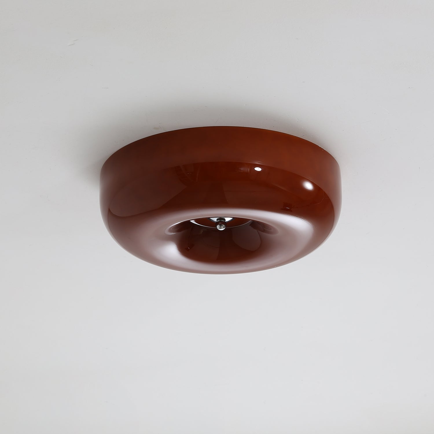 Deckenleuchte Glas Swirl Metall Weiß Kaffee Beige Wohnzimmer Schlafzimmer LED 3000K 4000K 6000K Ø32 Ø40 Ø46cm Deckenleuchte Dimmbar | Restfield
