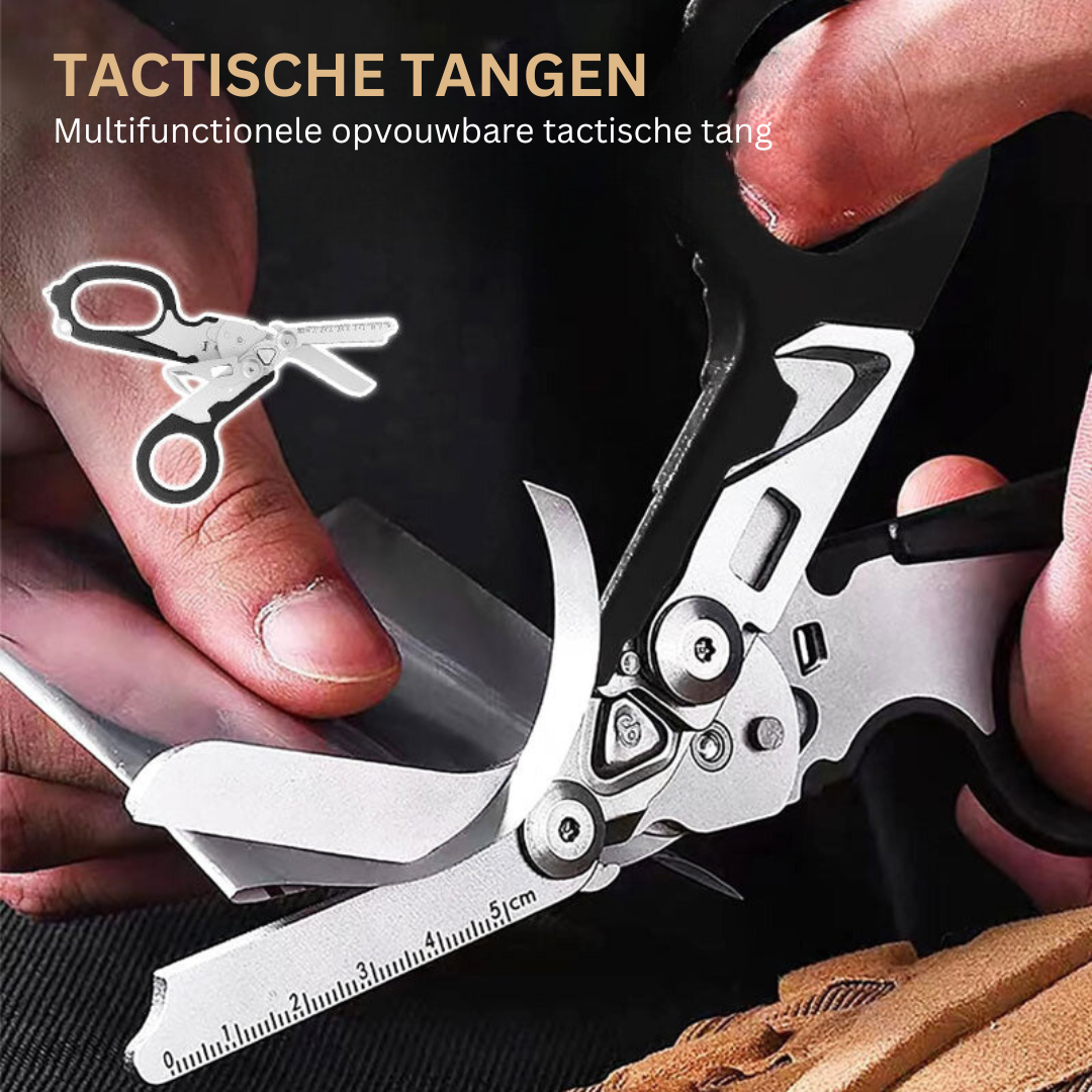 Multifunctionele Vouwbare Tactische Tang voor Outdoor & Nood | Roestvrij Staal | Sansoti
