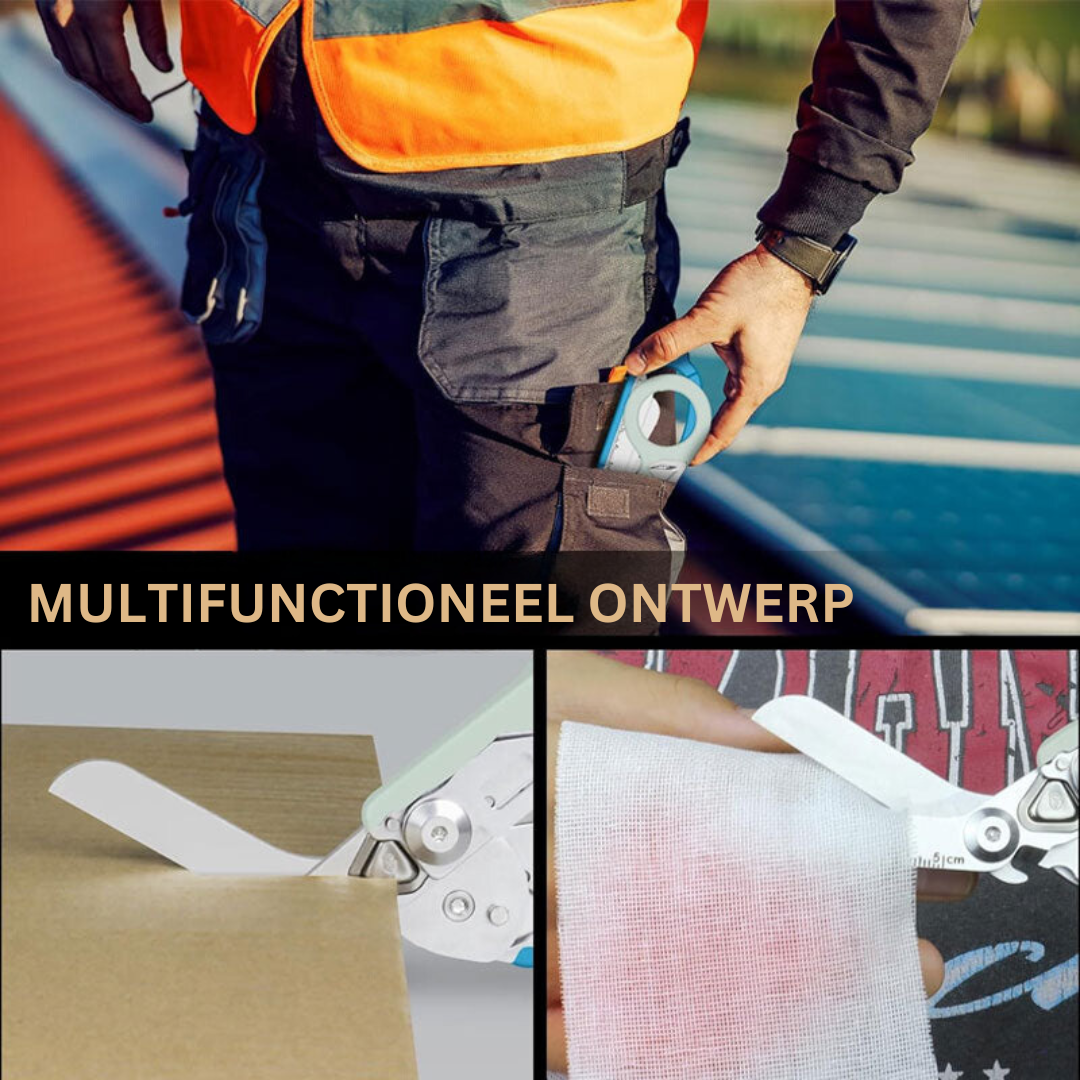 Multifunctionele Vouwbare Tactische Tang voor Outdoor & Nood | Roestvrij Staal | Sansoti