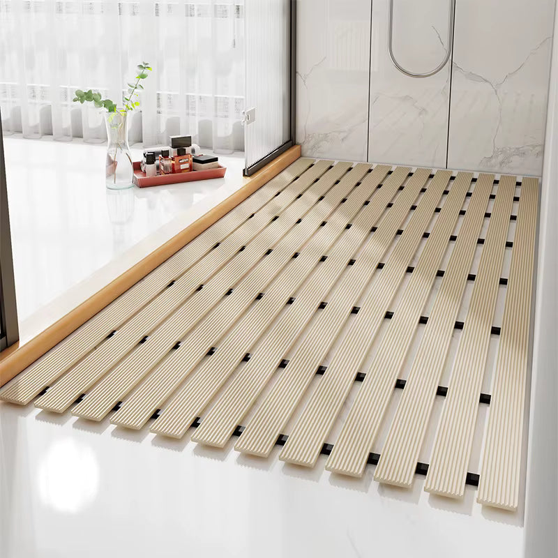 Anti-Slip Douchematje TPE met Sneldrain Groeven – Op Maat Knipbaar Badmat voor Veiligheid in Douche en Bad 43×61 cm 61×61 cm 61×90 cm | Sansoti