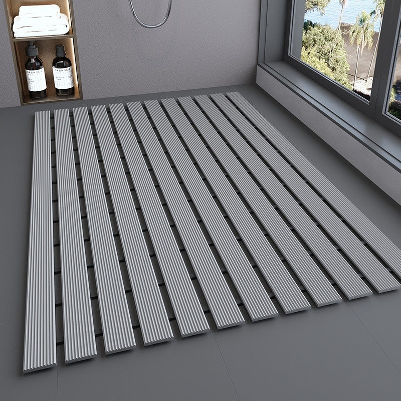 Anti-Slip Douchematje TPE met Sneldrain Groeven – Op Maat Knipbaar Badmat voor Veiligheid in Douche en Bad 43×61 cm 61×61 cm 61×90 cm | Sansoti