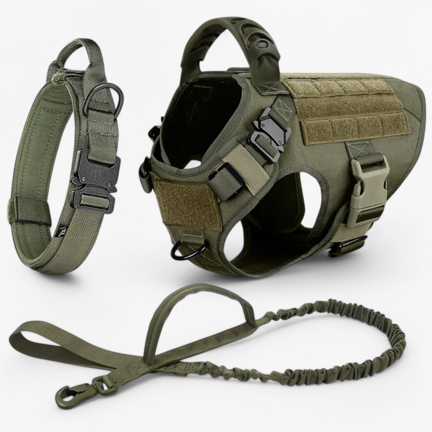 Verstelbare Hondentuig met Snelsluiting en Handgreep – Tactical Trainingsvest voor Maximale Controle | Sansoti