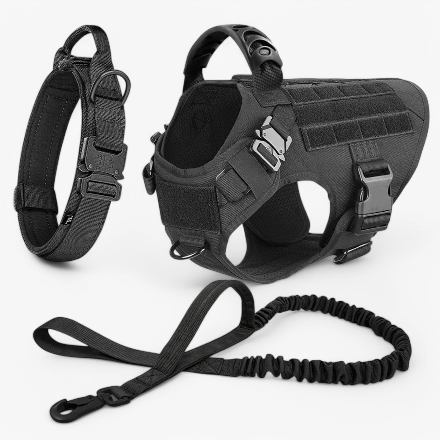 Verstelbare Hondentuig met Snelsluiting en Handgreep – Tactical Trainingsvest voor Maximale Controle | Sansoti