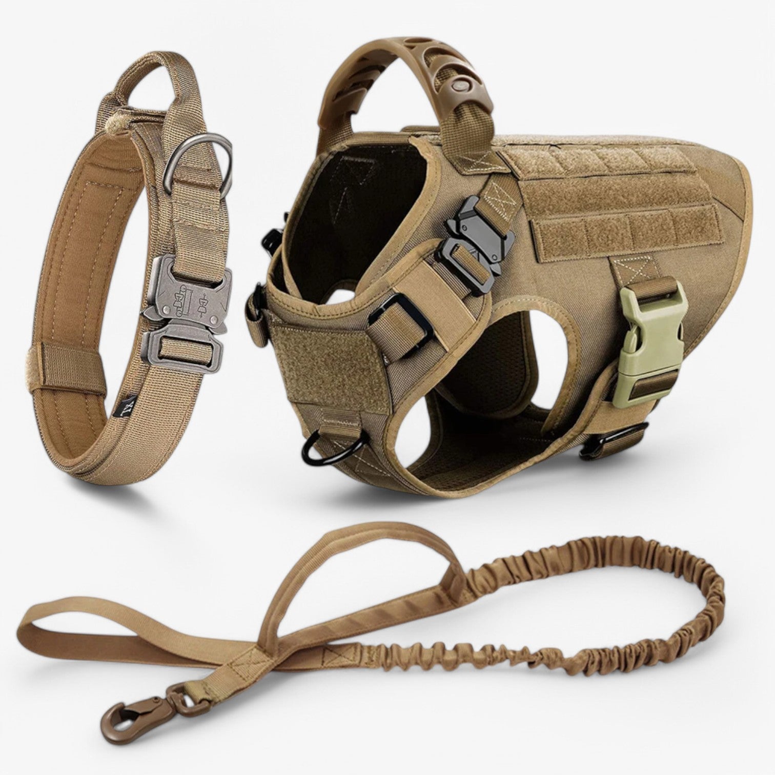 Verstelbare Hondentuig met Snelsluiting en Handgreep – Tactical Trainingsvest voor Maximale Controle | Sansoti