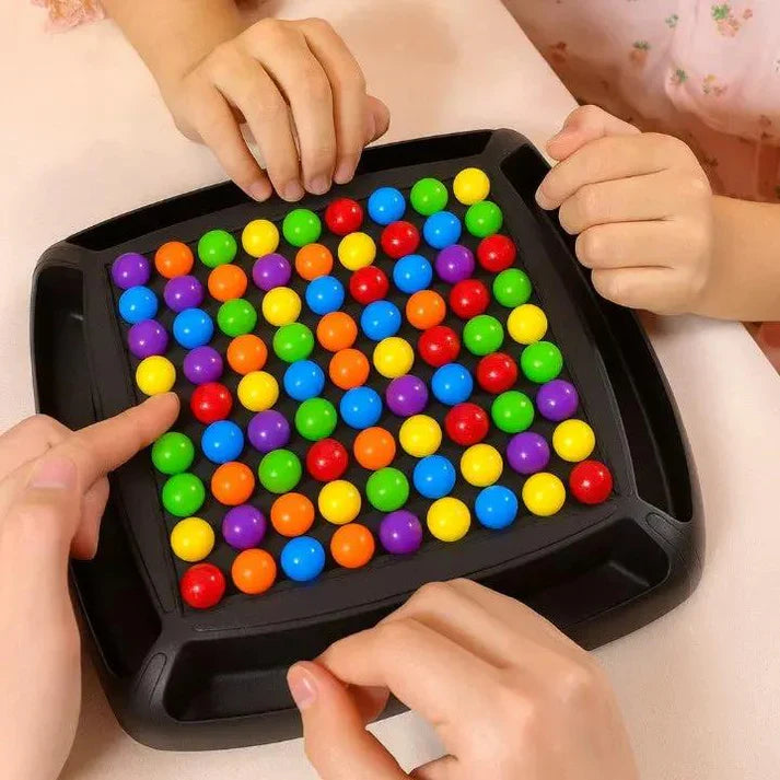 Strategiespel Kunststof 19.5x19.5cm Kinderen Volwassenen Concentratie Logisch Denken Knikkerspel Bordspel Familiespel Cadeau Vanaf 4 Jaar | Sansoti