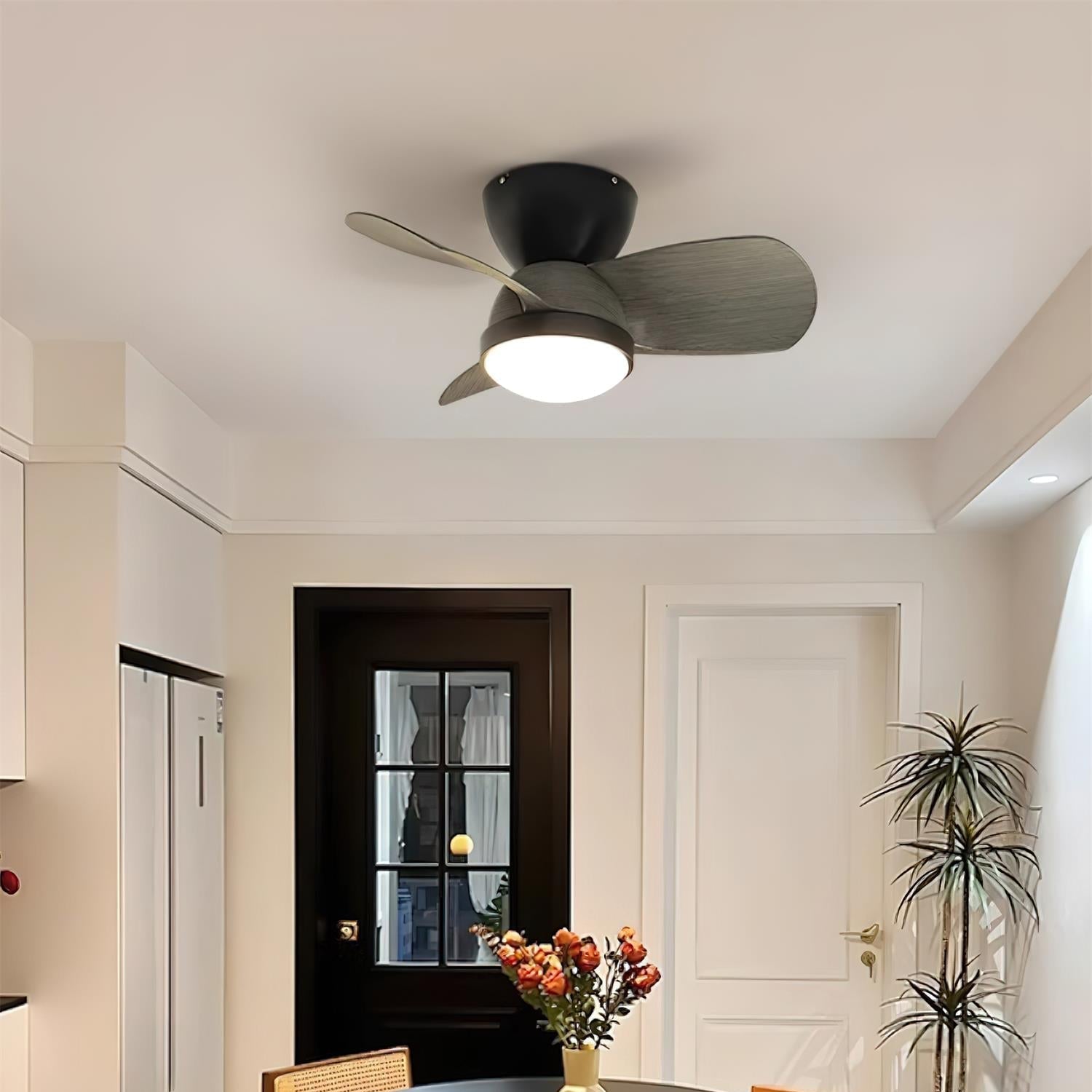 Plafondventilator met Verlichting Hout Metaal Ø61cm 18W 6 Snelheden Inclusief Afstandsbediening | Sansoti