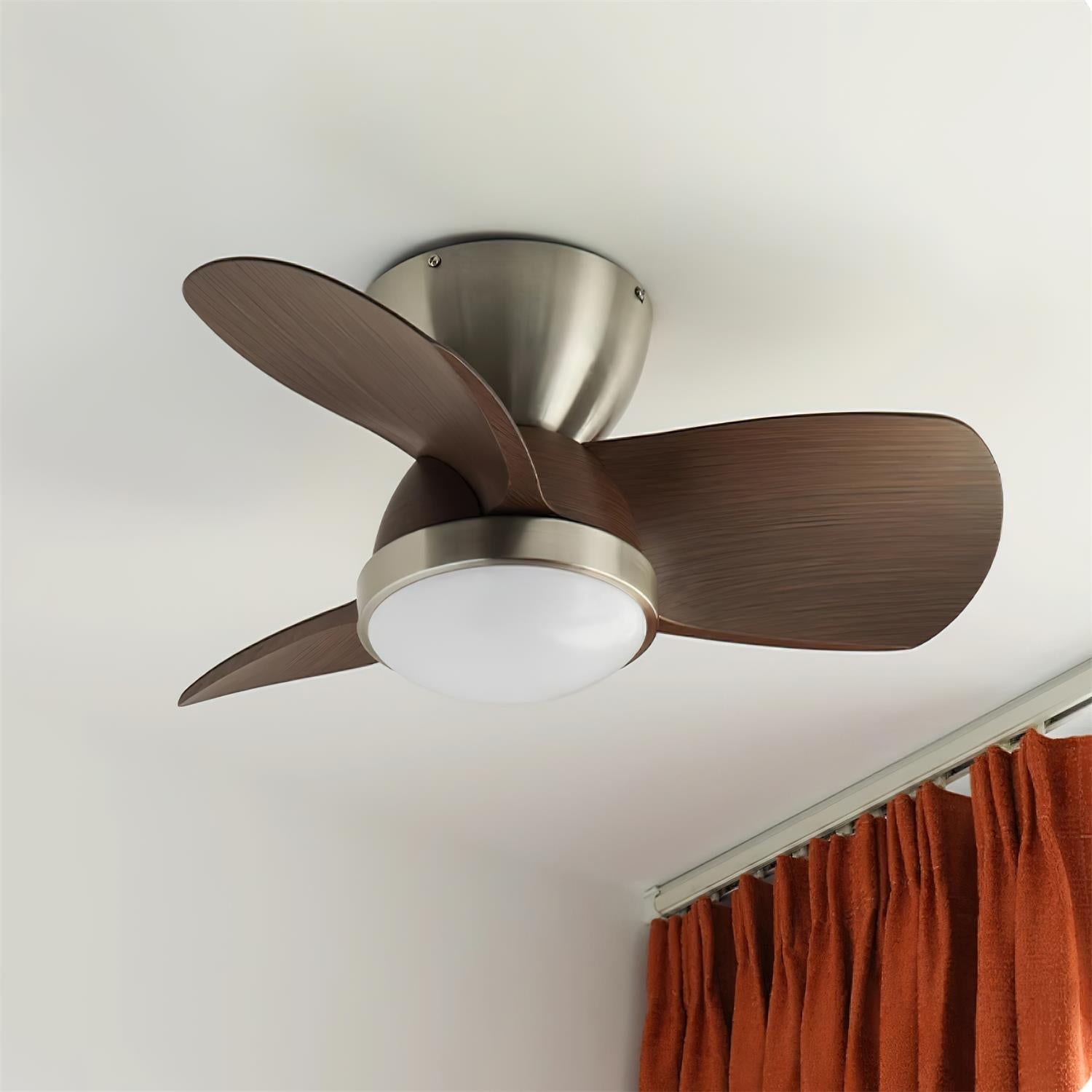 Plafondventilator met Verlichting Hout Metaal Ø61cm 18W 6 Snelheden Inclusief Afstandsbediening | Sansoti