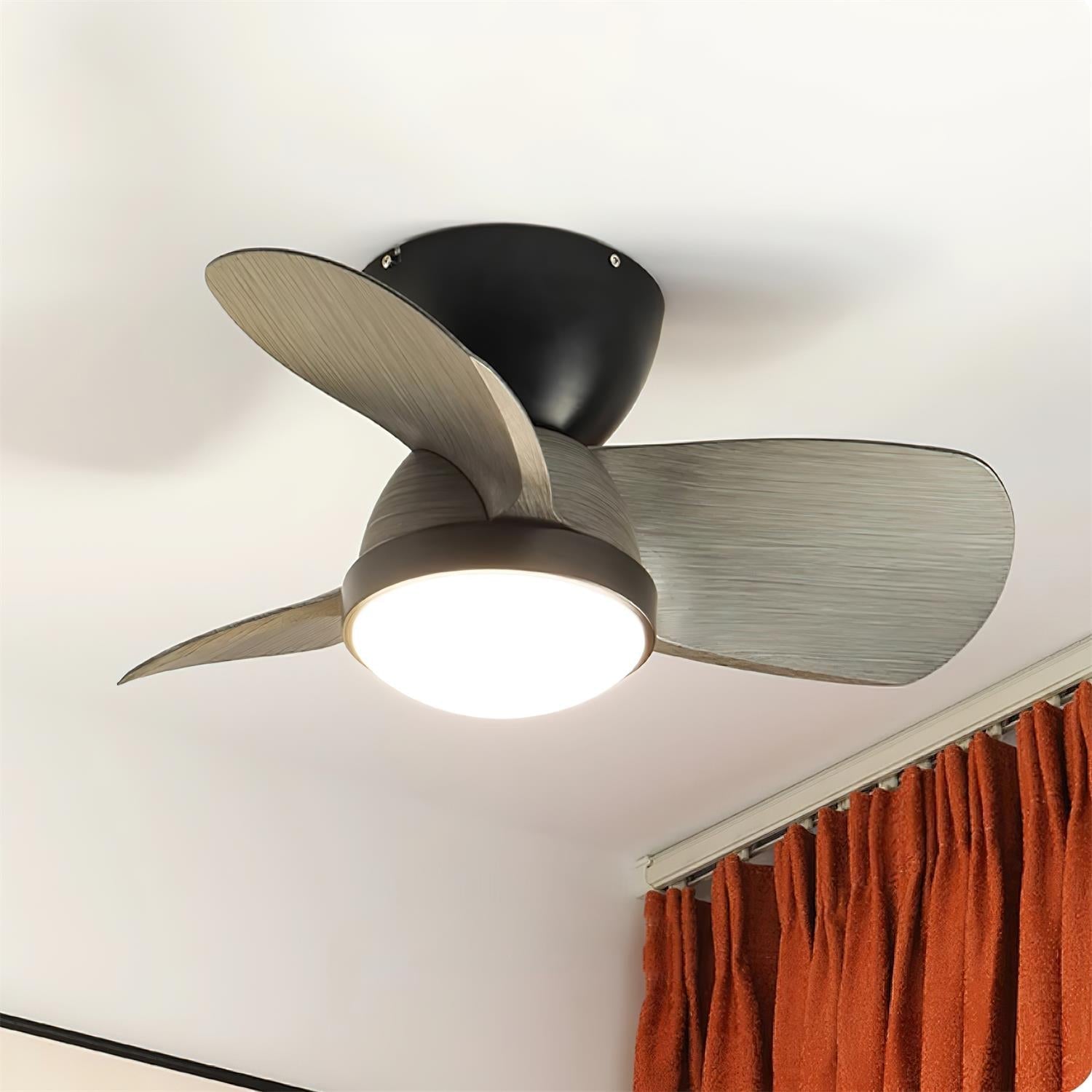 Plafondventilator met Verlichting Hout Metaal Ø61cm 18W 6 Snelheden Inclusief Afstandsbediening | Sansoti