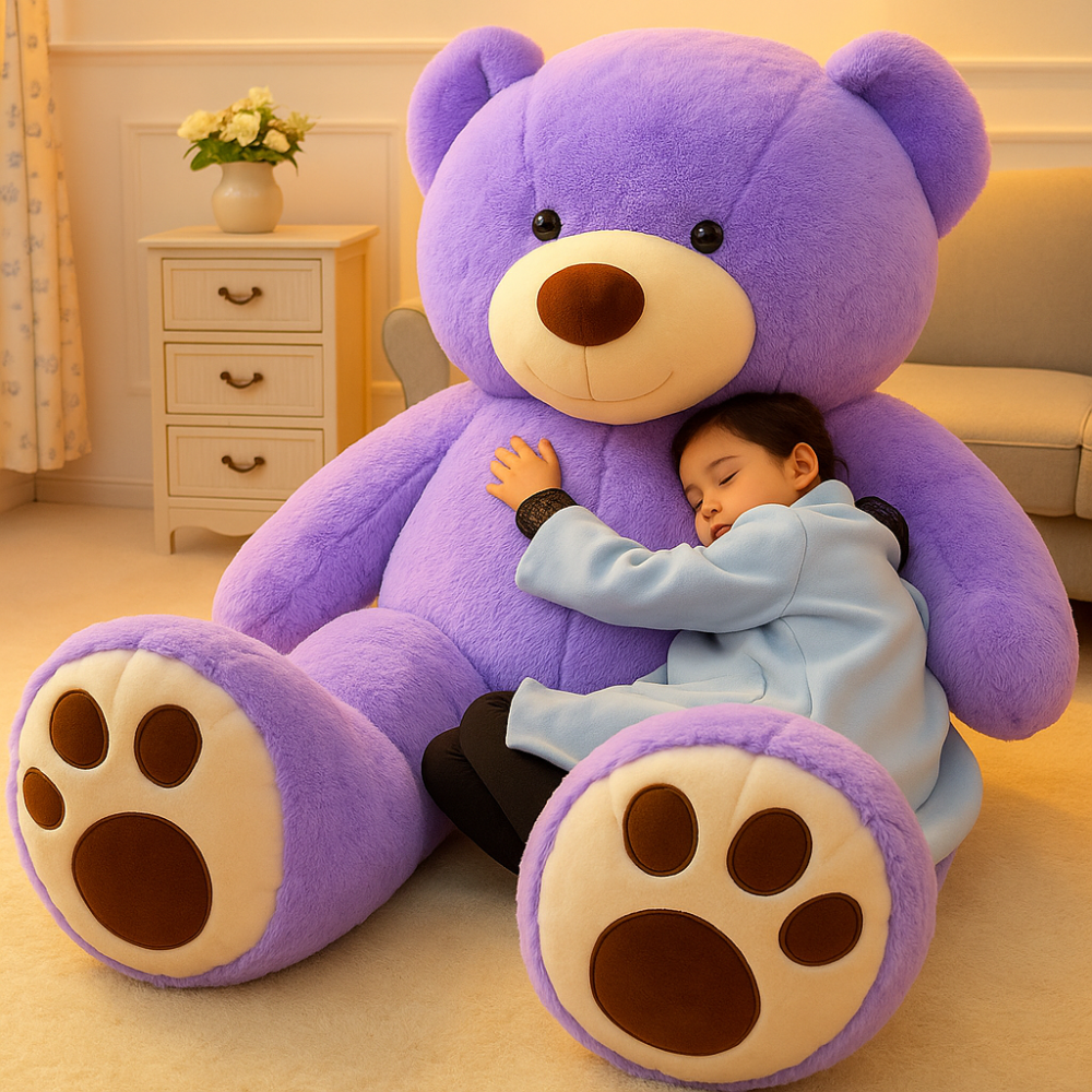 Ourson en peluche XXL à câliner pour enfants et adultes, réglable, rembourré, doux compagnon, cadeau | Sansoti