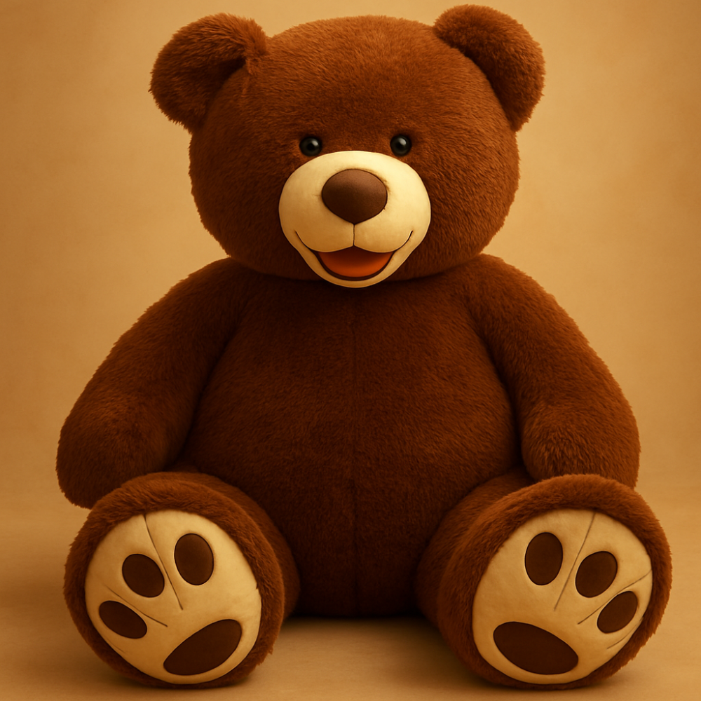 Ourson en peluche XXL à câliner pour enfants et adultes, réglable, rembourré, doux compagnon, cadeau | Sansoti