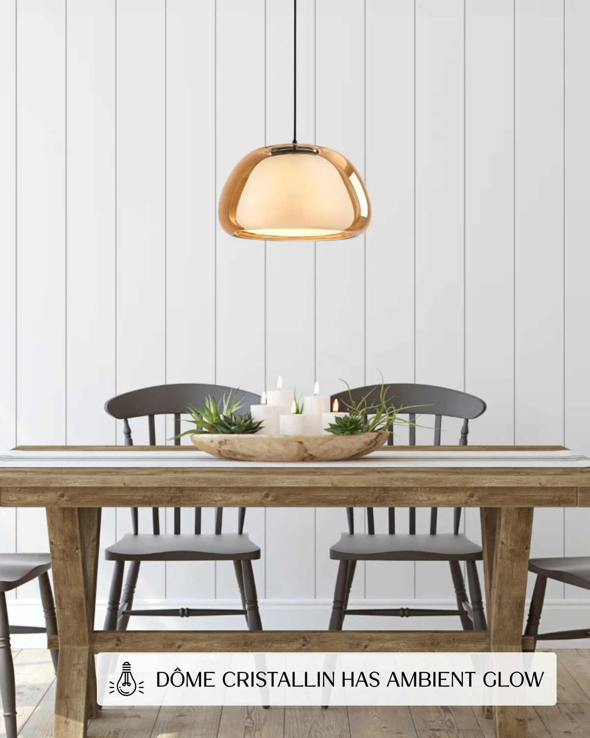 Luxe Glazen Hanglamp Met Mat En Transparant Glas In Minimalistisch Japandi Design | Sansoti