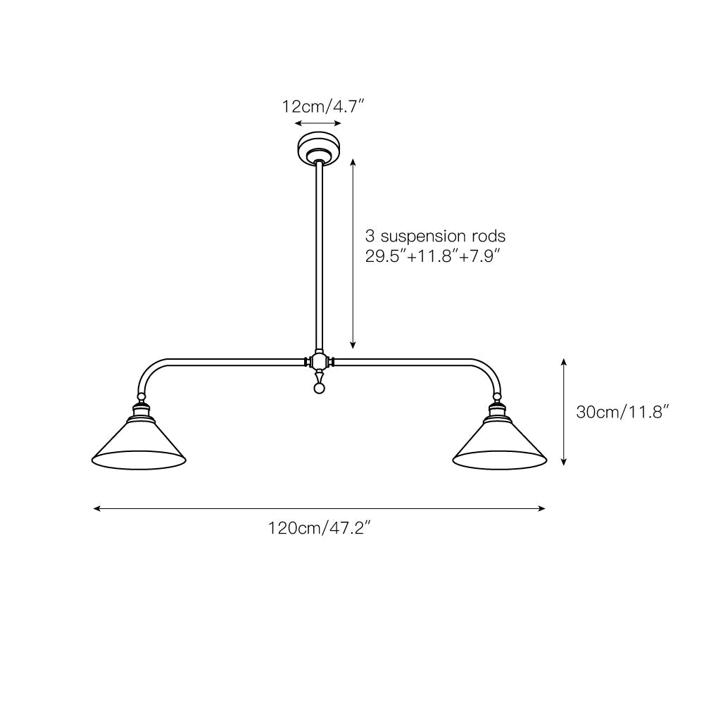 Luxe Design Hanglamp Met Witte Glazen Kappen Voor Eettafel En Keukeneiland In Messing Afwerking | Sansoti