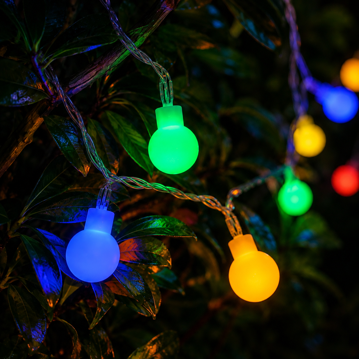 Sfeerverlichting met 20 LED-lampjes warm wit voor binnen en buiten decoratie feestverlichting 3 meter | Sansoti