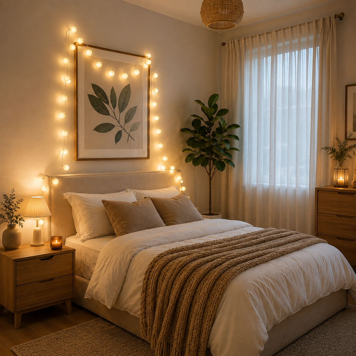 Sfeerverlichting met 20 LED-lampjes warm wit voor binnen en buiten decoratie feestverlichting 3 meter | Sansoti