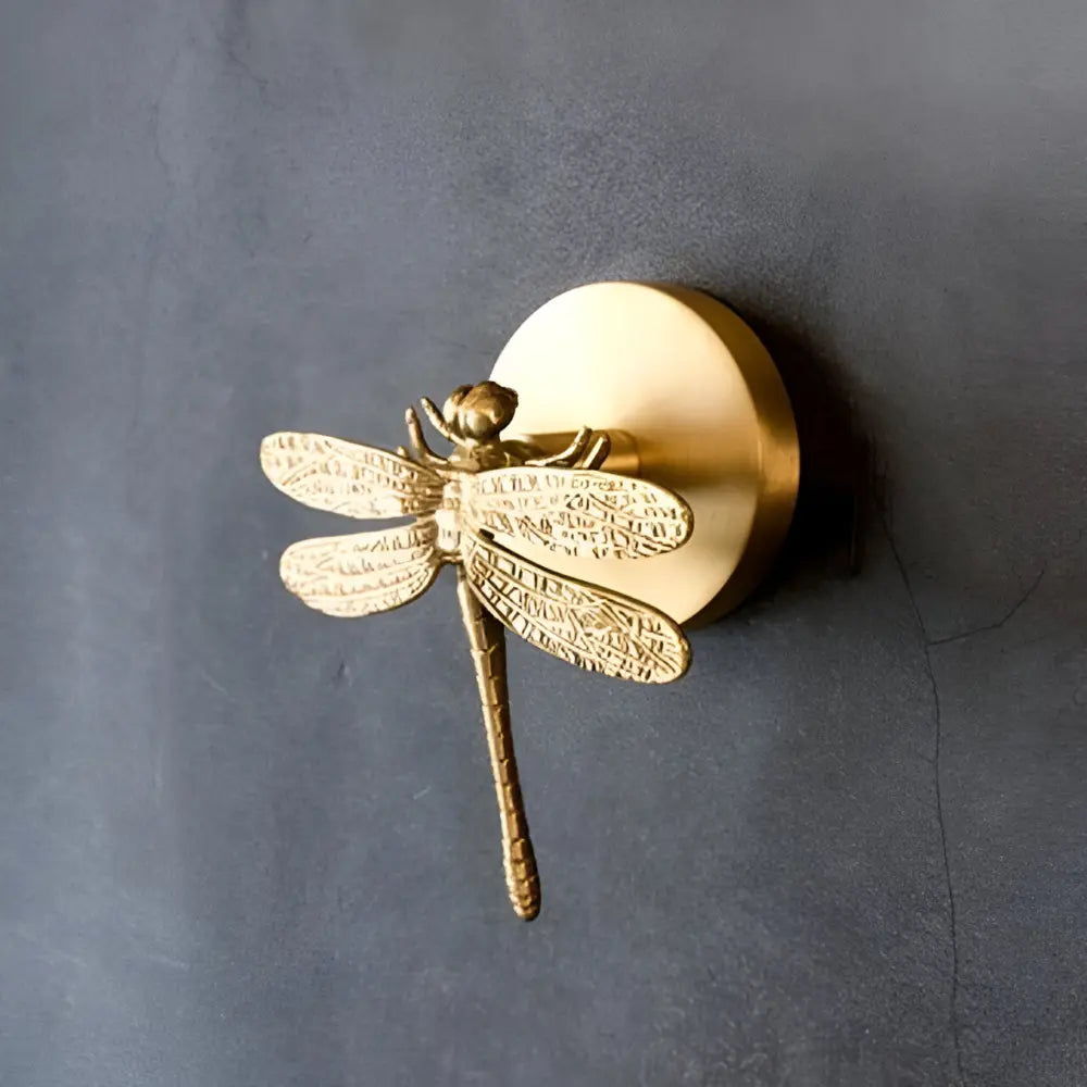 Wandhaak Massief Messing met Gouden Afwerking – Decoratief Dierenmotief voor Entree Slaapkamer Badkamer | Sansoti