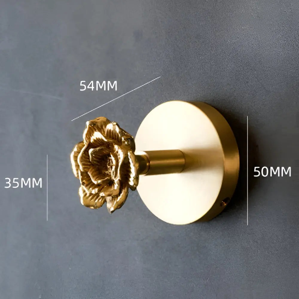 Wandhaak Massief Messing met Gouden Afwerking – Decoratief Dierenmotief voor Entree Slaapkamer Badkamer | Sansoti