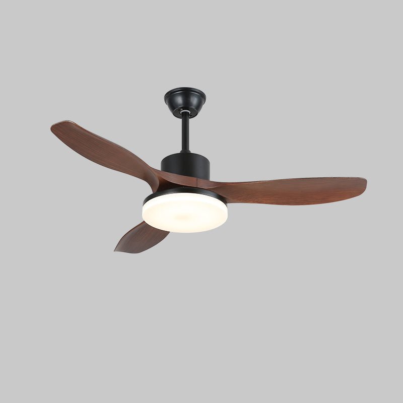 Scandinavisch geïnspireerde plafondventilator met verlichting en afstandsbediening – 6 snelheden, dimbaar LED, verkrijgbaar in 126 cm en 132 cm diameter | Sansoti